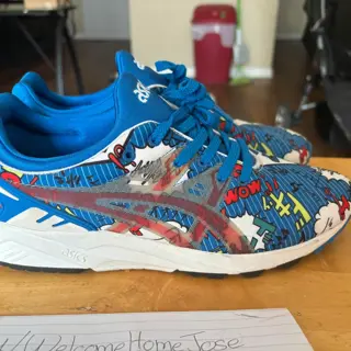 Rare ASICS Gel Kayano Trainer EVO in comic Blue, size 8 (fits like 8.5) $200 shipped