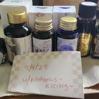 [us] ink bundle~ lennon tool bar, tom's studio, robert oster, pelikan & diamine