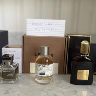 Side Effect, masculin Pluriel, Patchouli 24, Tom Ford Extreme For Men, Salome (Bottle)