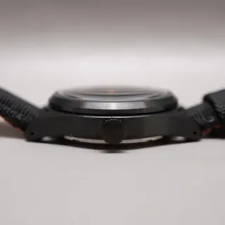 Unworn Seiko 5 Sports SBSA143 4R36 Flieger Style Black Orange Automatic Watch - $200
