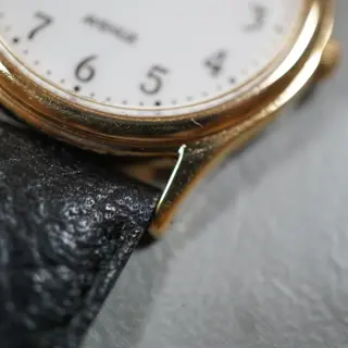 Seiko Avenue 7N01-6490 Gold Tone White Numeral Dial Quartz Dress Watch - $70