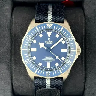 2022 Tudor Pelagos 42mm 25707B/22 Titanium Blue Dial - $3,200