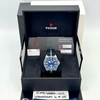 2022 Tudor Pelagos 42mm 25707B/22 Titanium Blue Dial - $3,200