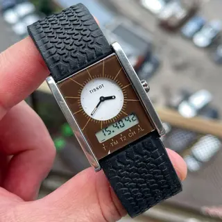 Tissot Tank Two-Time Ana-Digi D377, Mens Watch, $180 SHIPPED !!! 🔥