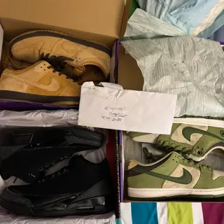 DS J3 Black Cats sz 10.5/DS SB Yuto H. Matcha sz 11/Used SB Wheat sz 11 $65-$210