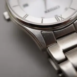 Citizen Eco-Drive H0F0-S114152 Silver Dial Radio Wave Solar Quartz Ladies Watch - $120