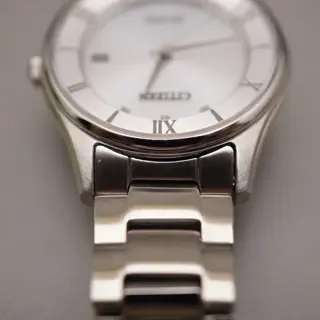 Citizen Eco-Drive H0F0-S114152 Silver Dial Radio Wave Solar Quartz Ladies Watch - $120