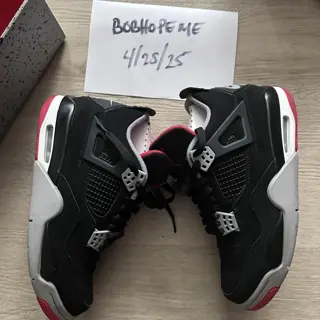 Jordan 4 Bred 2019 Used sz 8M $250 Shipped