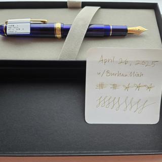 Platinum 3776 Century EF, Chartres Blue