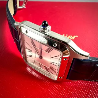 Cartier Dumont WSSA0022 Box&Papers w Extra OEM strap- Mint Condition