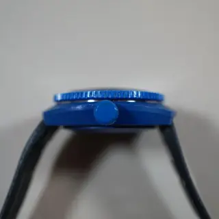 Vintage Wilson Mini Diver 17 JEWELS Blue Swiss Hand-wound Mechanical - $110
