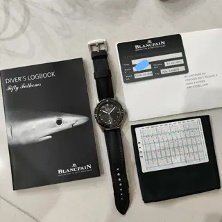Blancpain Fifty Fathoms Bathyscaphe 38mm 5100B 1110 B52A $6,200