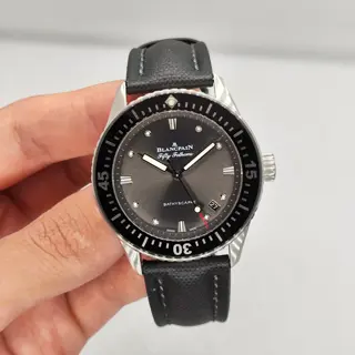 Blancpain Fifty Fathoms Bathyscaphe 38mm 5100B 1110 B52A $6,200