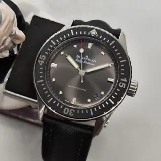 Blancpain Fifty Fathoms Bathyscaphe 38mm 5100B 1110 B52A $6,200