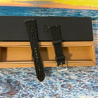 Christopher Ward 20mm Aquaflex Strap - Black - NEW