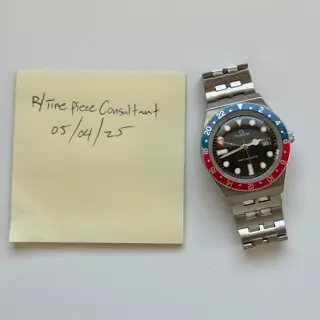 TIMEX Q PEPSI GMT SWISS QUARTZ $60 shipped