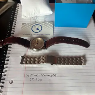 Islander Pilot Watch with bracelet