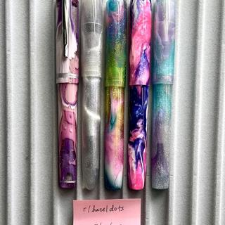 White Bear Pens, Walltown Pens (Stormwinds, Turnt) - Very colorful pens from small makers