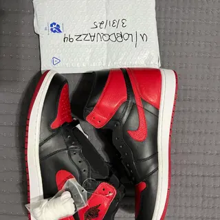 DS Jordan 1 banned’ bred size 11.5 $540 shipped