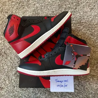 Jordan 1 High ‘85 ‘Bred’ - Size 11, New. $450 shipped and invoiced.