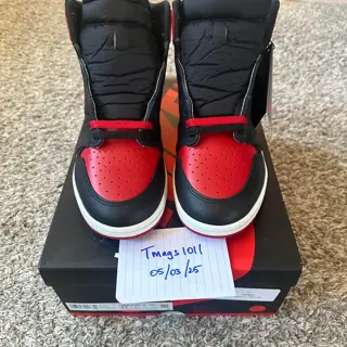 Jordan 1 High ‘85 ‘Bred’ - Size 11, New. $450 shipped and invoiced.
