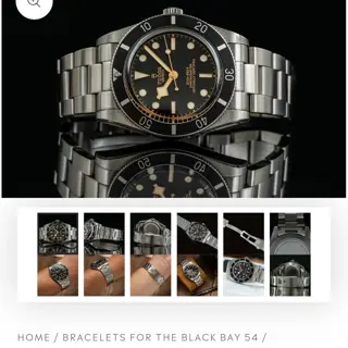 Tudor BB54 US Bracelet, BB58 Link, 22mm Strap