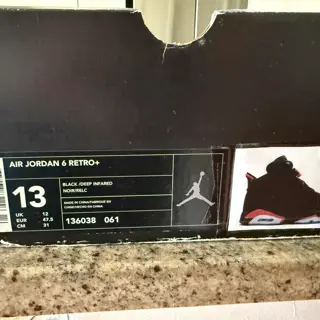 2004 Cool Grey 4 and 2000 Infrared 6 Size 13 $270