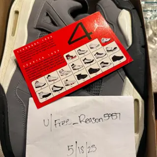 2004 Cool Grey 4 and 2000 Infrared 6 Size 13 $270