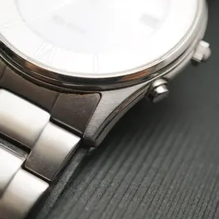 Citizen Eco-Drive H415-S112907 Silver Dial JDM Radio Wave Solar Quartz Watch - $120