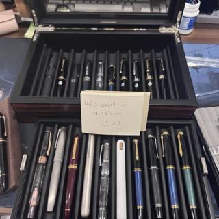 COLLECTION CLEANOUT Pen + Ink + Pen Case, Pilot, Pelikan, Montblanc, Sailor, Lamy, TWSBI, Leonardo, Visconti
