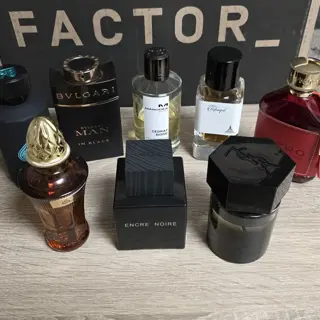 Dumont, Game of Spades, Paris Corner, Ahmed, Lalique, Mancera, YSL. (BOTTLE)
