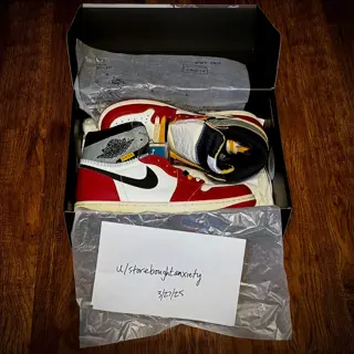Jordan 1 Union Chicago Shadow 9.5M DS $385 Shipped