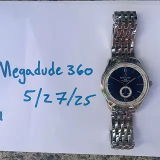 Breitling Premiere 40 automatic blue dial on bracelet