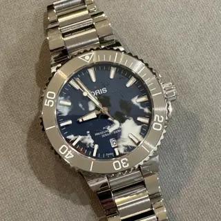 Oris Aquis Upcycle 41.5mm LNIB Full Kit $1199