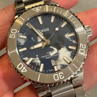 Oris Aquis Upcycle 41.5mm LNIB Full Kit $1199