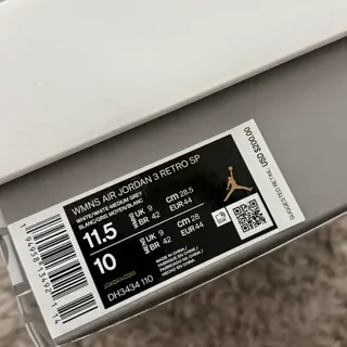 Air Jordan 3 x A Ma Maniere, DS, 11.5W/10M — $365 shipped/invoiced