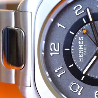 FUNKY Hermes H08 Full Titanium Bracelet in Complete Box & Papers Set Ref SP1.741
