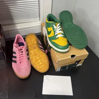 Nike dunk low Brazil 2001 Sz 9 adidas samba pink Sz 9 $50 each