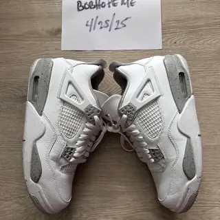 Jordan 4 White Oreo $150 Shipped sz 8M Used