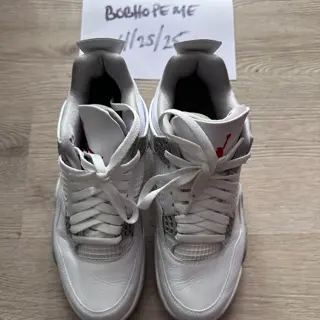 Jordan 4 White Oreo $150 Shipped sz 8M Used