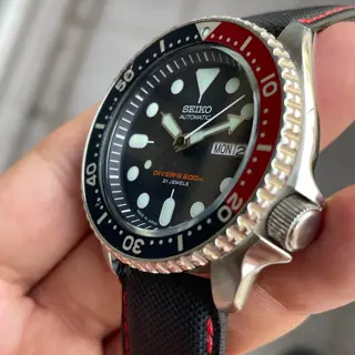 , Seiko JDM SKX009J, Pepsi Diver 200m Automatic, Divers Strap, 🏷️$210 (Shipped) 🚢