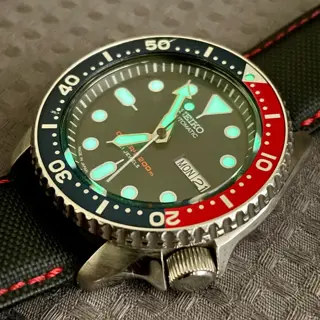 , Seiko JDM SKX009J, Pepsi Diver 200m Automatic, Divers Strap, 🏷️$210 (Shipped) 🚢