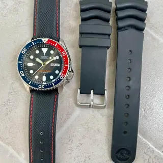 , Seiko JDM SKX009J, Pepsi Diver 200m Automatic, Divers Strap, 🏷️$210 (Shipped) 🚢