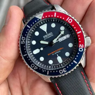 , Seiko JDM SKX009J, Pepsi Diver 200m Automatic, Divers Strap, 🏷️$210 (Shipped) 🚢