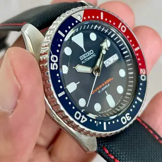, Seiko JDM SKX009J, Pepsi Diver 200m Automatic, Divers Strap, 🏷️$210 (Shipped) 🚢
