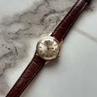 Omega Ladymatic 566.001 Rose Gold Plated, Ladies Automatic Watch (Serviced) only for 235$ Shipped 🚢 Via FedEx