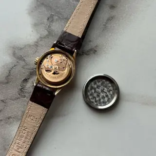 Omega Ladymatic 566.001 Rose Gold Plated, Ladies Automatic Watch (Serviced) only for 235$ Shipped 🚢 Via FedEx