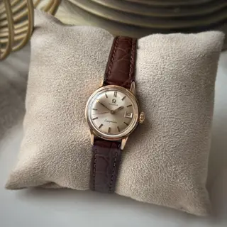 Omega Ladymatic 566.001 Rose Gold Plated, Ladies Automatic Watch (Serviced) only for 235$ Shipped 🚢 Via FedEx