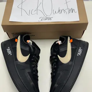 Nike Air Force 1 Off White The Ten Black Size 9 Price Drop🚨$390