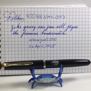 Pelikan 400NN M&K Black Stripe <EF semi-flexible> (B)